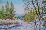 Olga Zakharova Art - Landscape - Winter Time 3